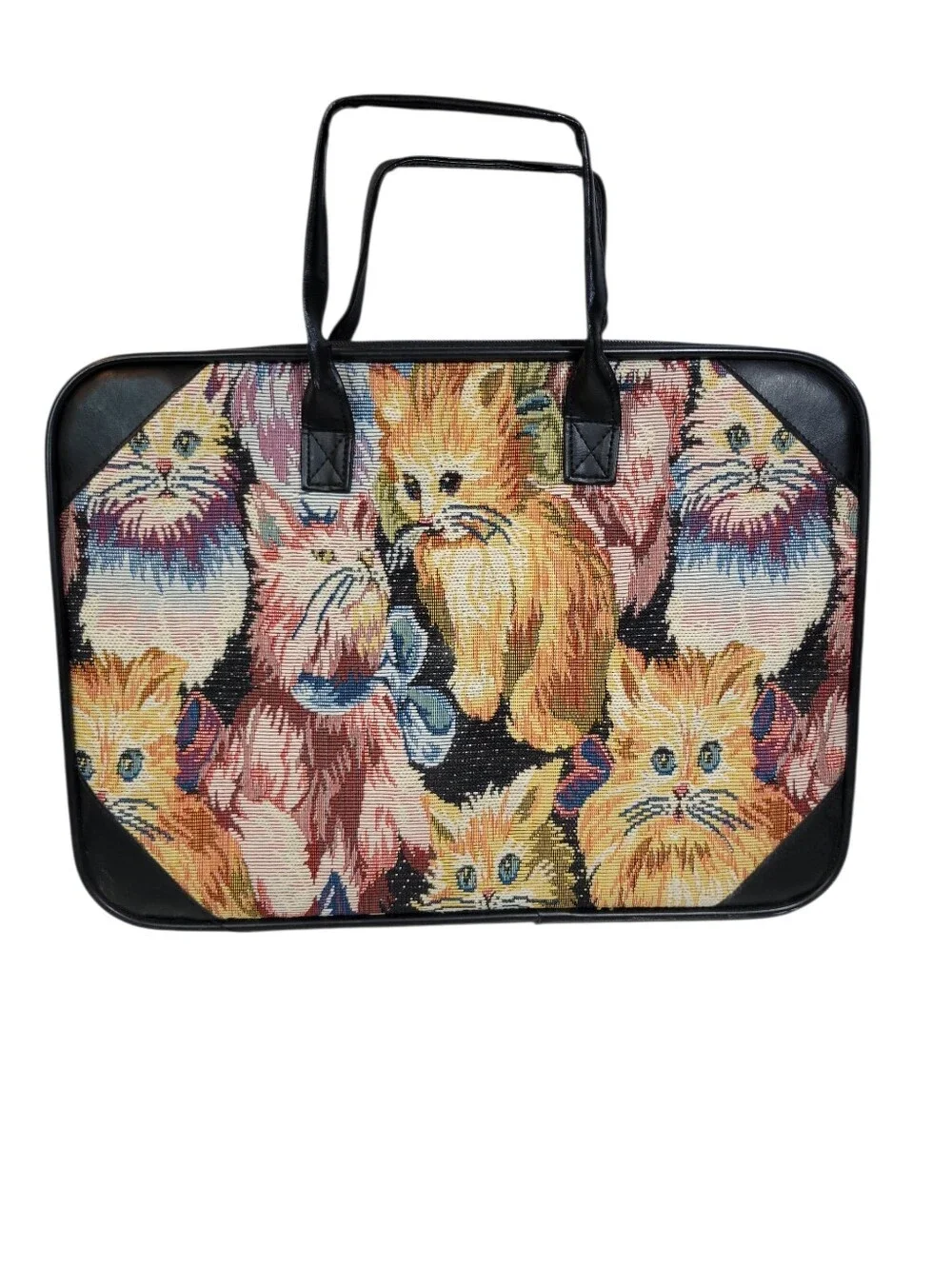 Tapestry cats laptop tablet case briefcase
